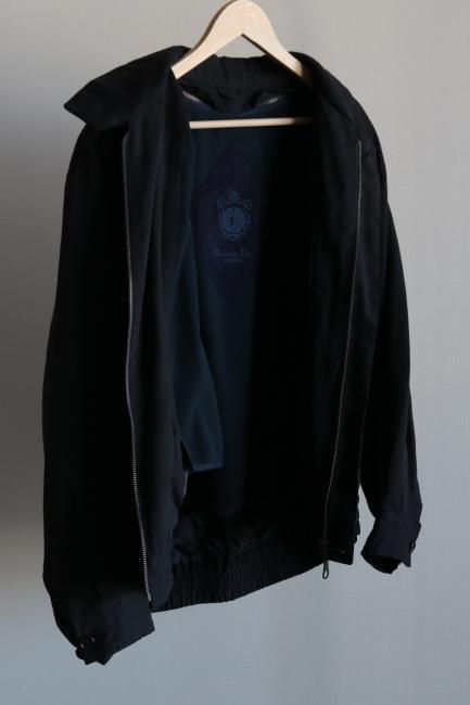 vintage】Christian Dior / zip up swing top blouson - Madder