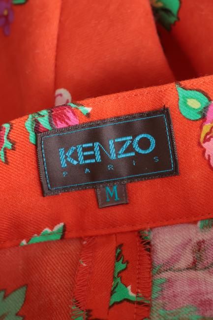 vintage】KENZO / front ribbon tie blouse & circular long vintage】KENZO / front ribbon tie blouse & circular long