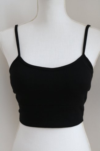 <img class='new_mark_img1' src='https://img.shop-pro.jp/img/new/icons14.gif' style='border:none;display:inline;margin:0px;padding:0px;width:auto;' />inner rib camisole / black