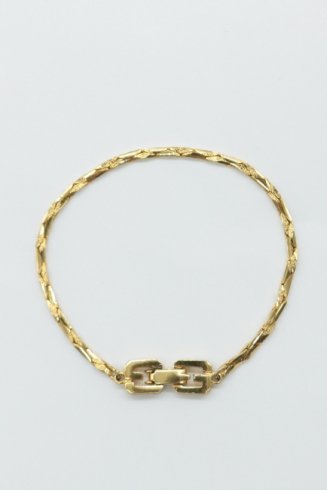 【vintage】GIVENCHY / logo chain bracelet