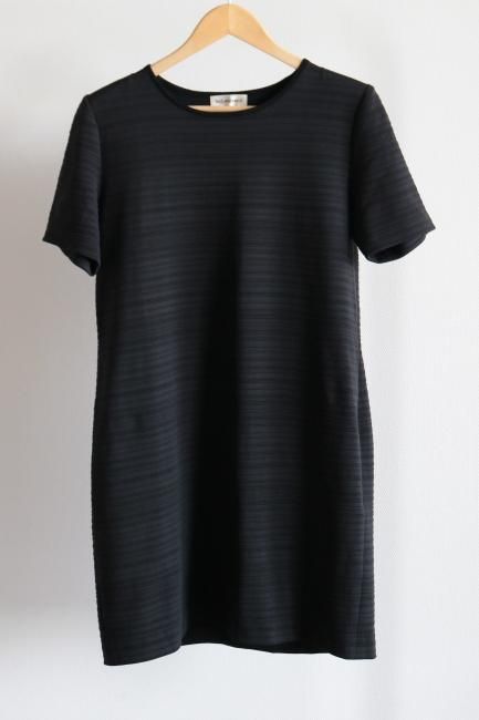 vintage】Yves Saint Laurent / black shift dress - Madder vintage