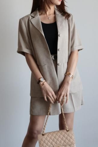 <img class='new_mark_img1' src='https://img.shop-pro.jp/img/new/icons56.gif' style='border:none;display:inline;margin:0px;padding:0px;width:auto;' />single breasted jacket & pants set up / beige