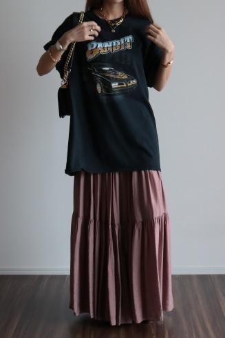 USEDBIG RIG TEES out track graphic big silhouette tee