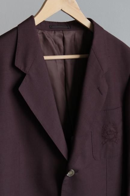 vintage】Christian Dior / CD logo embroidery tailored jacket