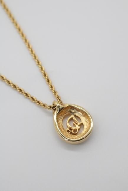 vintage】Christian Dior / Dior logo teardrop rhinestone vintage】Christian Dior / Dior logo teardrop rhinestone