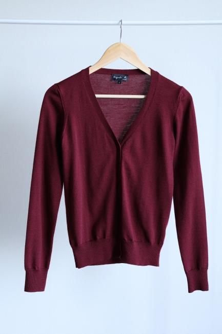 90s agnes b. Vネック ニット 総柄 フランス製 ユーロヴィンテージ 90～00s イングランド製 Byford Vネック セーター プルオーバー