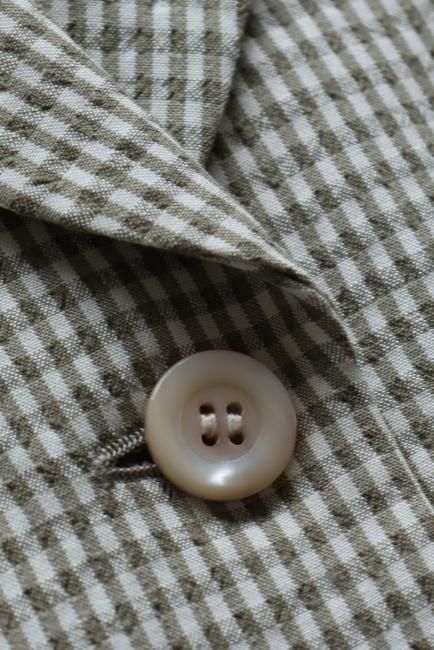 新品 タグ付き KENZO MACKINTOSH COAT ギンガムチェック vintage】KENZO / single breasted gingham check tailored