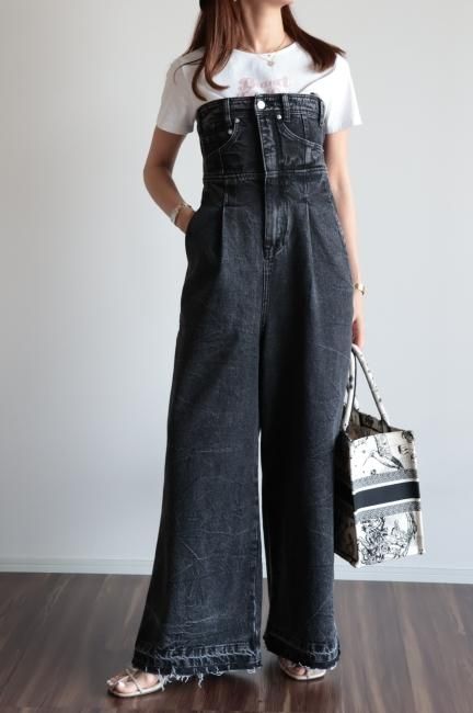 IMPRESTORE インプレストア / Chalky | 6.5oz Denim jumpsuit