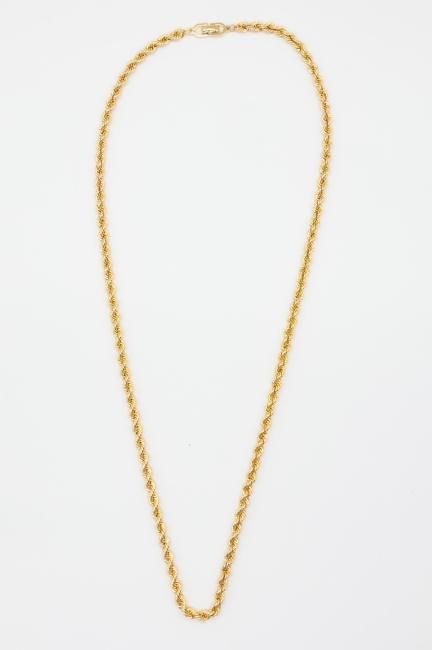 vintage】Christian Dior / rope chain necklace - Madder vintage vintage】Christian Dior / rope chain necklace - Madder vintage
