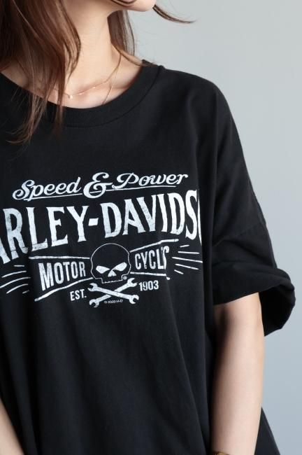 ⭐️未使用品 HARLEY−DAVIDSON S/S TEE ＬサイズUSA製☆ 00s Harley-Davidson S/S Tee MADE IN USA 🇺🇸 Size