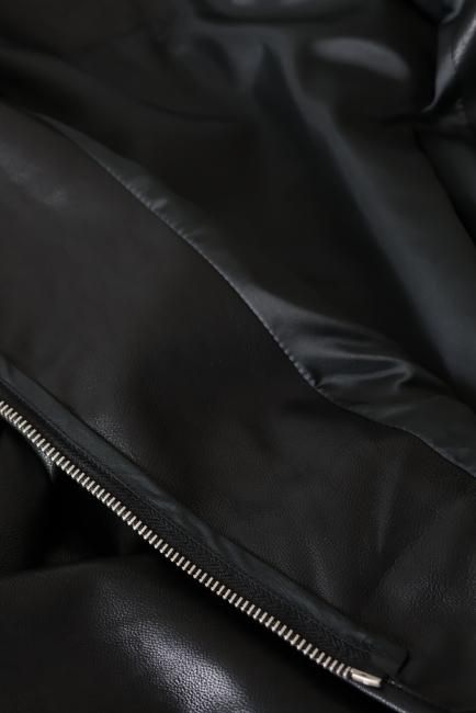 zip up eco leather short jacket / black - Madder vintage zip up eco leather short jacket / black - Madder vintage