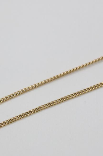 vintage】Christian Dior / CD logo oval top necklace - Madder