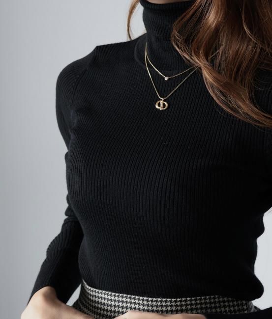 vintage】Christian Dior / CD signature logo top necklace vintage】Christian Dior / CD signature logo top necklace