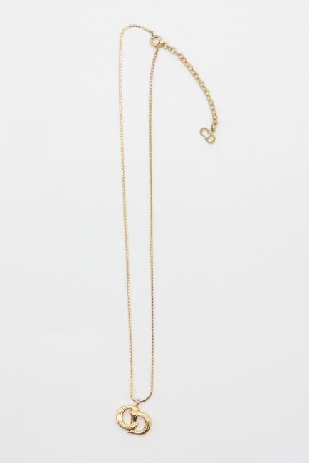 vintage】Christian Dior / CD signature logo top necklace vintage】Christian Dior / CD signature logo top necklace