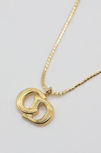 vintage】Christian Dior / rope chain necklace - Madder vintage vintage】Christian Dior / rope chain necklace - Madder vintage