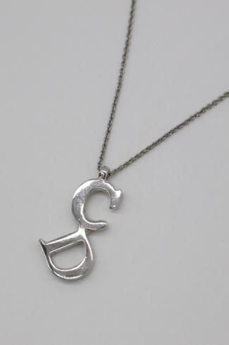 USEDChristian Dior / CD logo charm necklace
