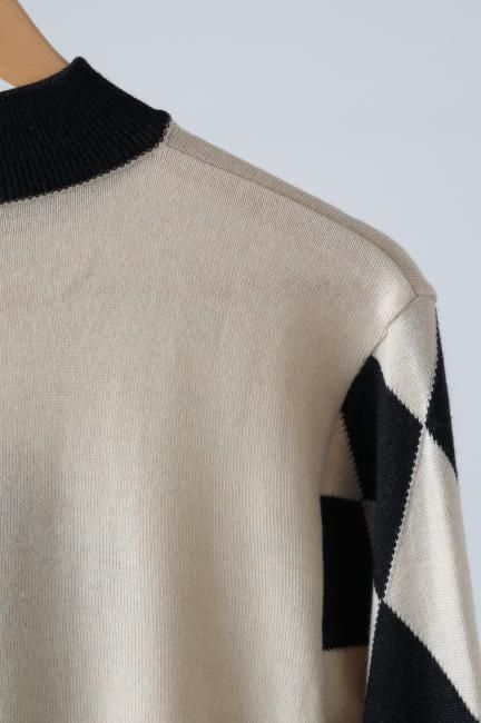 vintage】Christian Dior / CD logo embroidery knit top