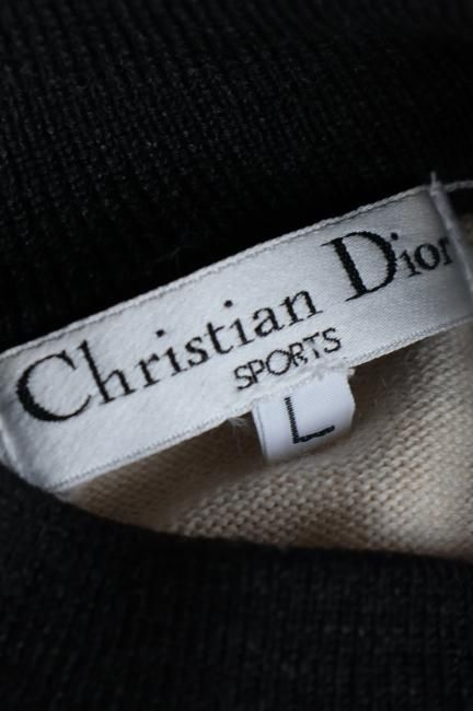 vintage】Christian Dior / CD logo embroidery knit top