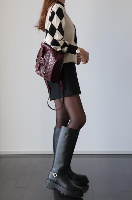 vintage】Christian Dior / CD logo embroidery knit top