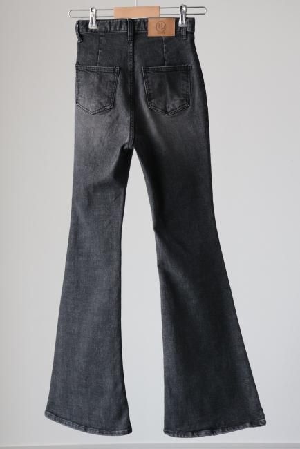 パンツ mud faded crushed flare jeans Undermycar - MUD DESTROYED WIDE FLARE JEANS BLACK – HOMEGAME