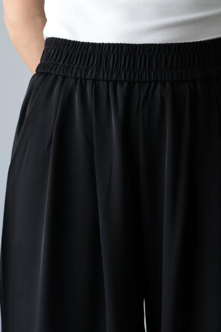 easy slacks pants / black - Madder vintage