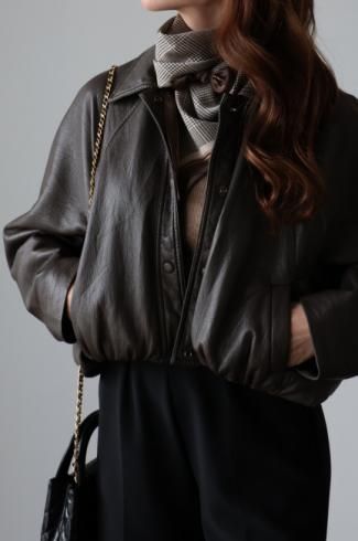 <img class='new_mark_img1' src='https://img.shop-pro.jp/img/new/icons14.gif' style='border:none;display:inline;margin:0px;padding:0px;width:auto;' />PRE-ORDER dolman sleeves eco leather short jacket / brown