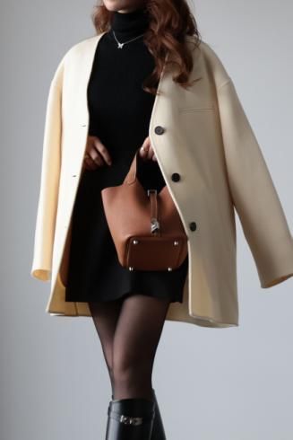<img class='new_mark_img1' src='https://img.shop-pro.jp/img/new/icons14.gif' style='border:none;display:inline;margin:0px;padding:0px;width:auto;' />HAND MADE wool single breasted midi coat / cream