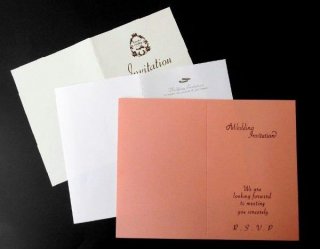 招待状手作りキット用　印刷中紙（各種）