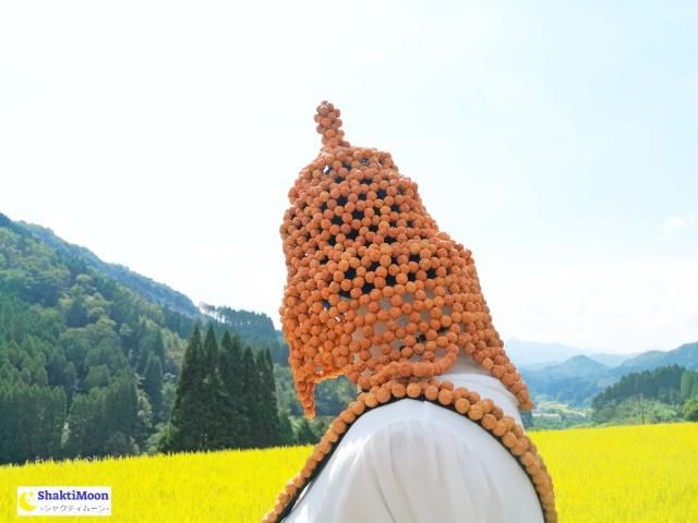 ルドラクシャハット　メディテーション 瞑想用ルドラクシャ帽子・王冠】高品質ルドラクシャハット