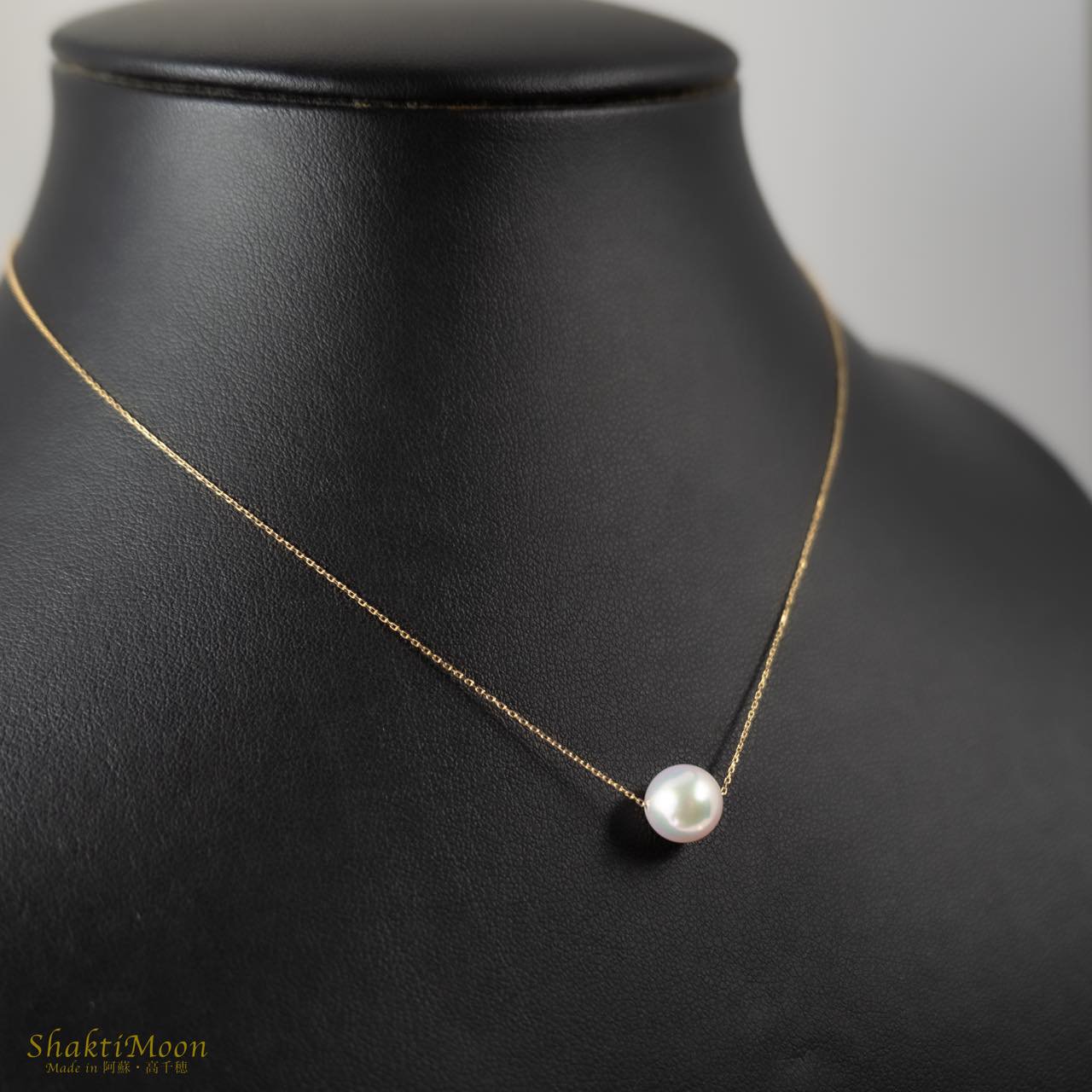 K18YG AAA-1 あこや真珠】高品質あこや真珠のひと粒ネックレス・パール