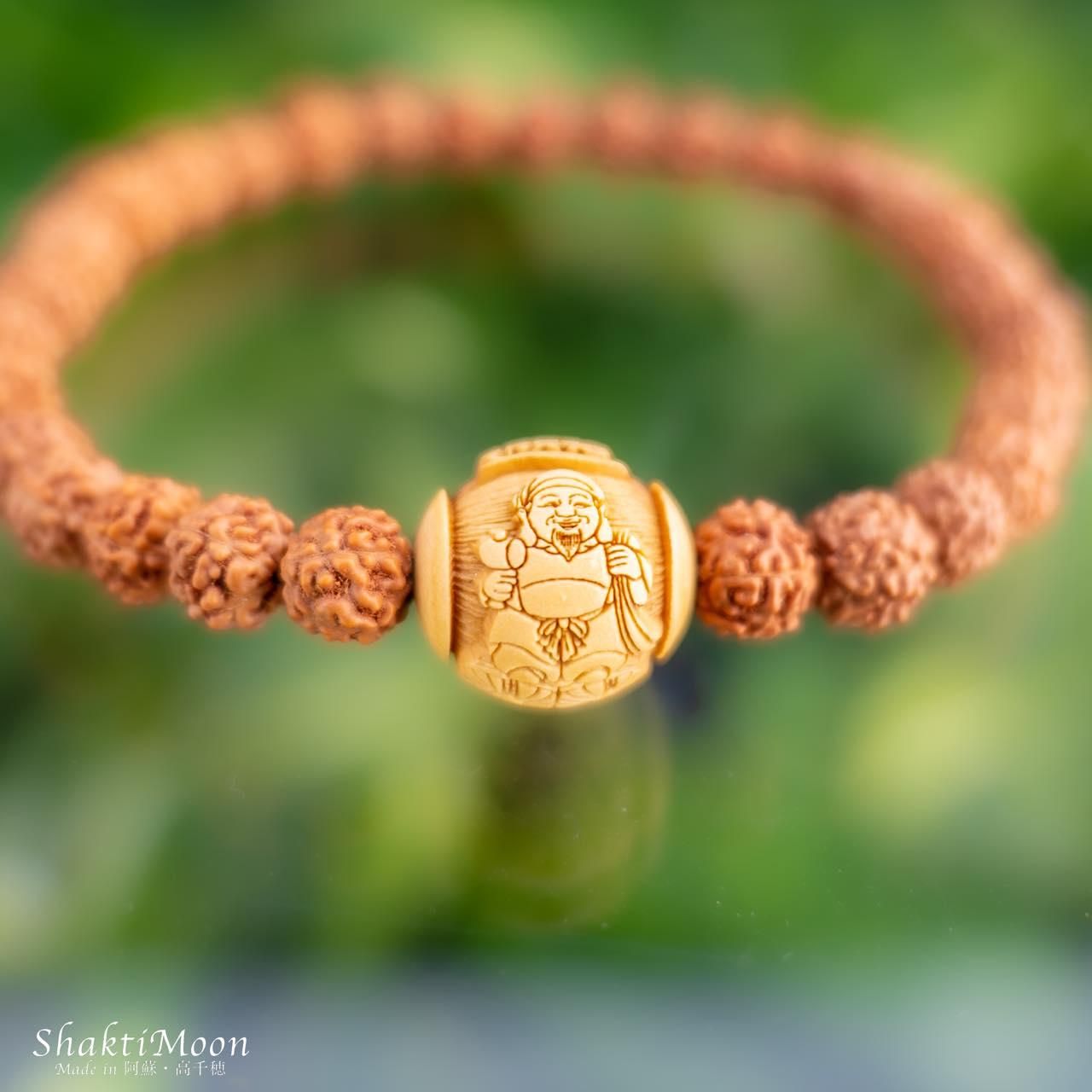 金運・商売繁盛のお守り! 七福神 大黒天 中12mm ひと粒神様ブレスレット】レア・希少!5mm・6mm ルドラクシャブレスレット(菩提樹の実)全チャクラ対応 - ShaktiMoon-シャクティムーン- 金運・商売繁盛のお守り! 七福神 大黒天 中12mm ひと粒神様ブレスレット】レア・希少!5mm・6mm ルドラクシャブレスレット(菩提樹の実)全チャクラ対応 - ShaktiMoon-シャクティムーン-