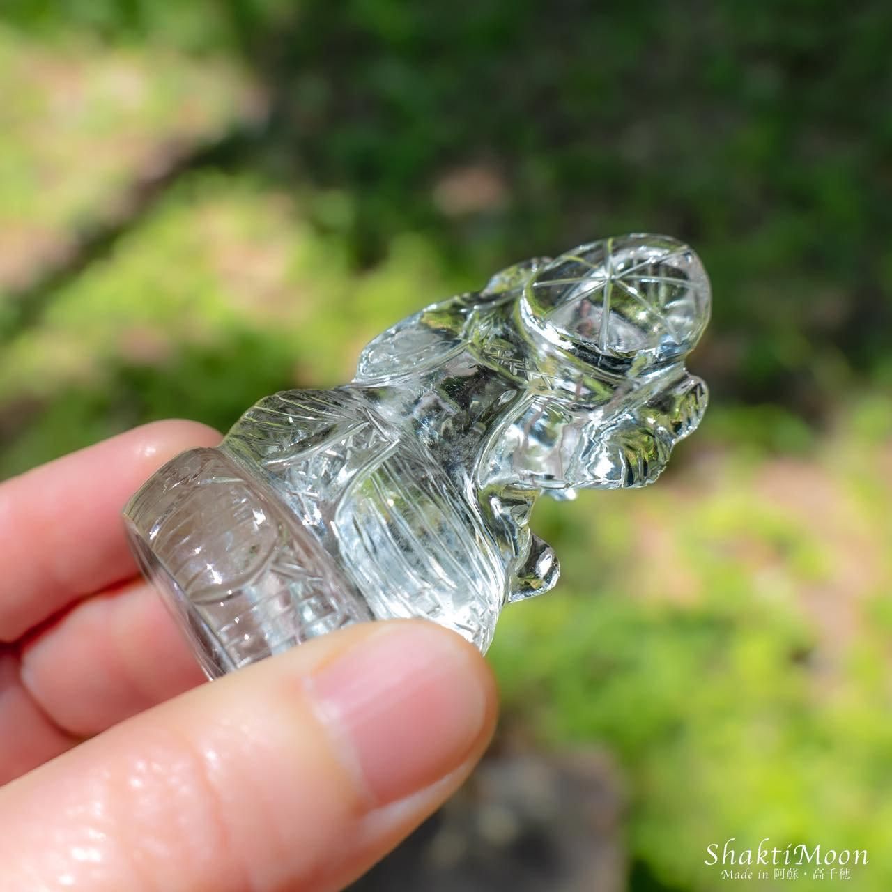 レア・希少！レインボー入り！ガネーシャ神像・虹入りヒマラヤ