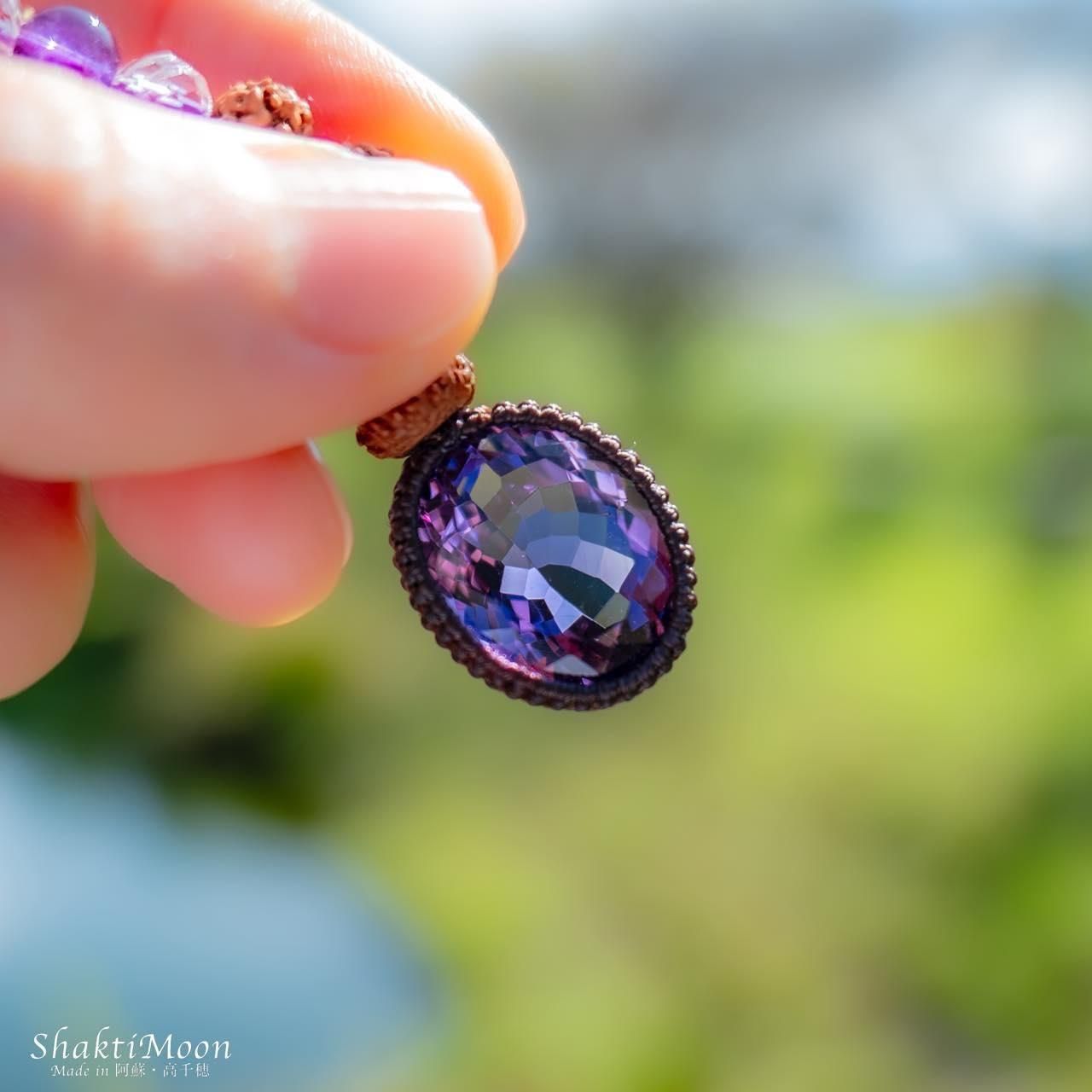 レア・希少！4WAY プレミアムカットアメジストと10面