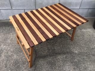 ץޥ˥ / CAMP MANIA PRODUCTS / COMPACT MID TABLE(L) walnut mixʥƥ̵