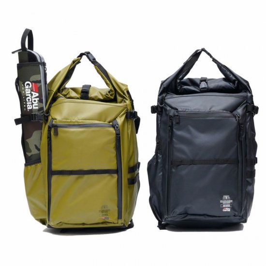 AS2OV (アッソブ) AbuGarcia 別注 NYLON POLYCARBONATE ROLL BACKPACK