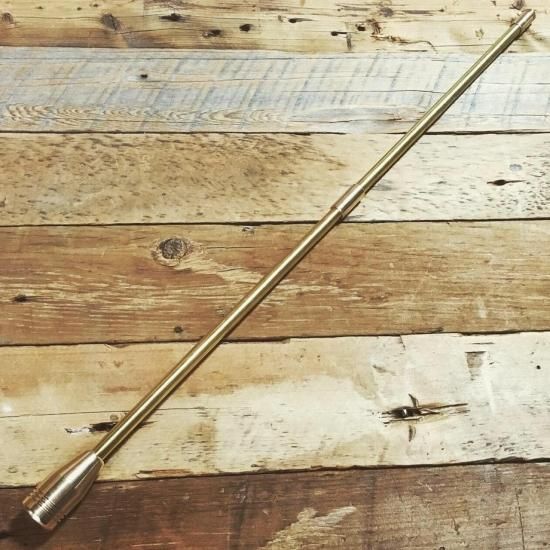 野良道具製作所 野良ブラスター ALL真鍮製火吹き棒 2本継60cm