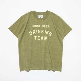 ޥե쥳 TACOMA FUJI RECORDS GOOD BEER DRINKING TEAM designed by Shuntaro Watanabe HEATHER GREEN