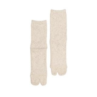 NODAL/Ρ Cotton Silk Socks    Beige