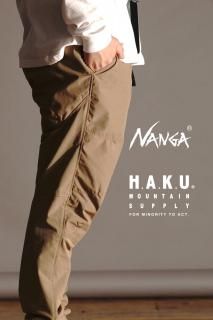 SALE！新品 H.A.K.U ハク デニム テーパード パンツ スキニー L 