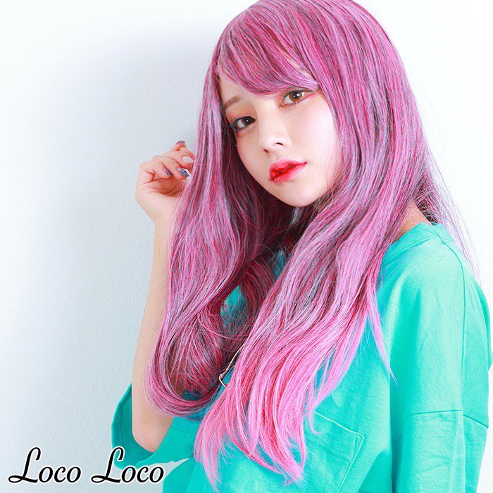 『ベビーピンク』ハロウインコスプレ超ロング ウィッグ  100cm ピンク髪