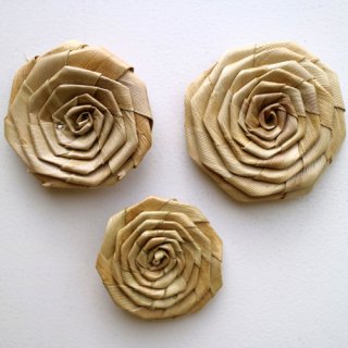 Lauhala rose  3pcs / 饦ϥ(5cm)