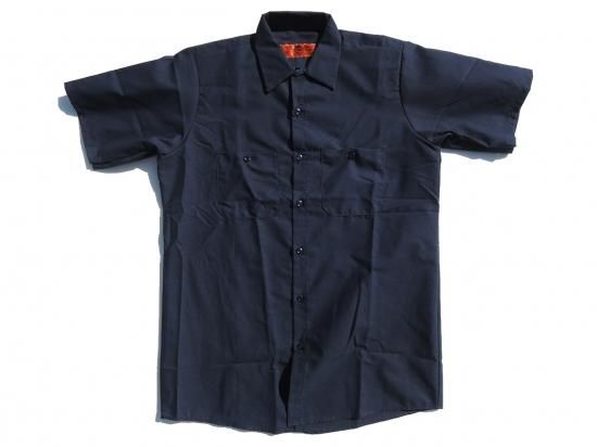 RED KAP SHORT SLEEVE INDUSTRIAL WORK SHIRT åɥå Ⱦµ SP24 NAVY  ͥӡ