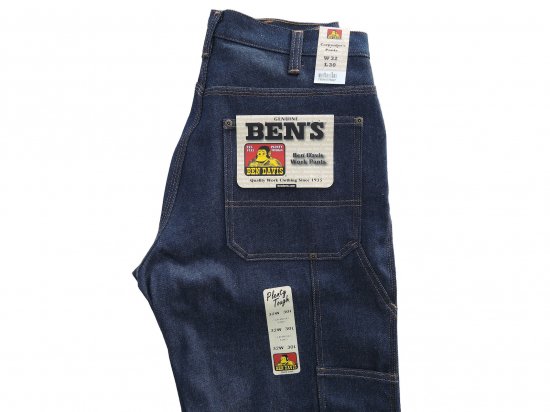 BEN DAVIS ベンデイヴィス ベンデイビス Carpenter's Pants #776 Rigid Indigo ペインターパンツ