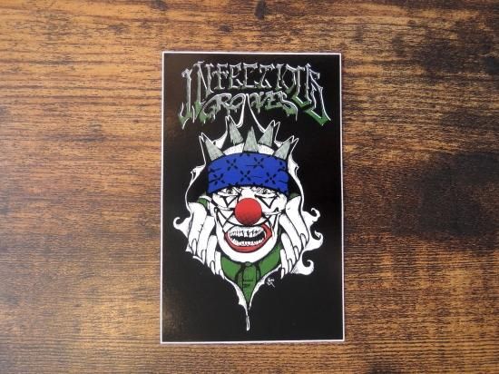 INFECTIOUS GROOVES   IG CLOWN STICKER ƥå