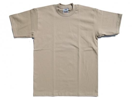 PRO CLUB ץ  Men's Heavyweight Short Sleeve Tee KHAKI