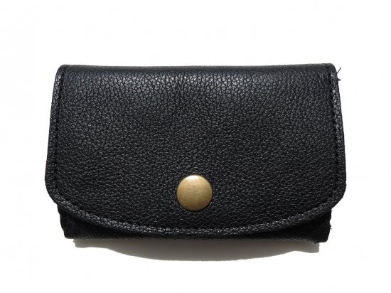 LEATHER  MINI CLUTCH WALLET レザー ミニクラッチ財布 Black
