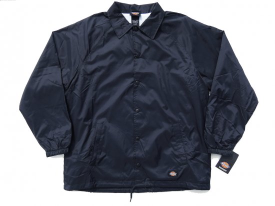 <img class='new_mark_img1' src='https://img.shop-pro.jp/img/new/icons57.gif' style='border:none;display:inline;margin:0px;padding:0px;width:auto;' />DICKIES  SNAP FRONT NYLON JACKET  #76242 コーチジャケット DARK NAVY