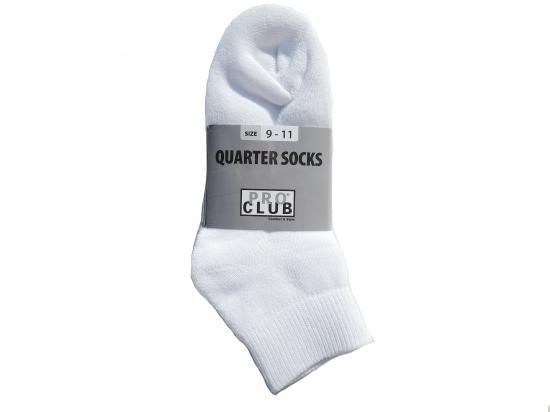 PRO CLUB ץ  HEAVY WEIGHT QUARTER  SOCKS WHITE  إӡȡå  ۥ磻  3PACK 3­ѥå