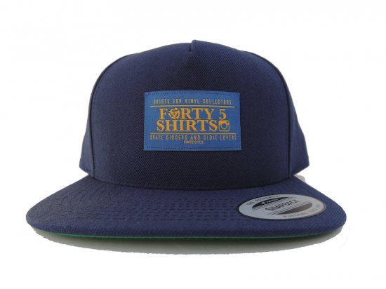 FORTY 5 SHIRTS  Logo Snap Back Hat Navy ネイビー