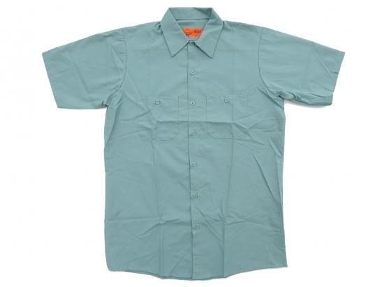 RED KAP SHORT SLEEVE INDUSTRIAL WORK SHIRT åɥå Ⱦµ SP24 Light Green 